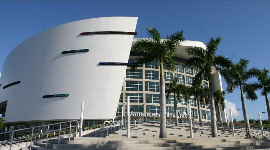 Visite a Miami Dade Arena, casa do Miami Heat