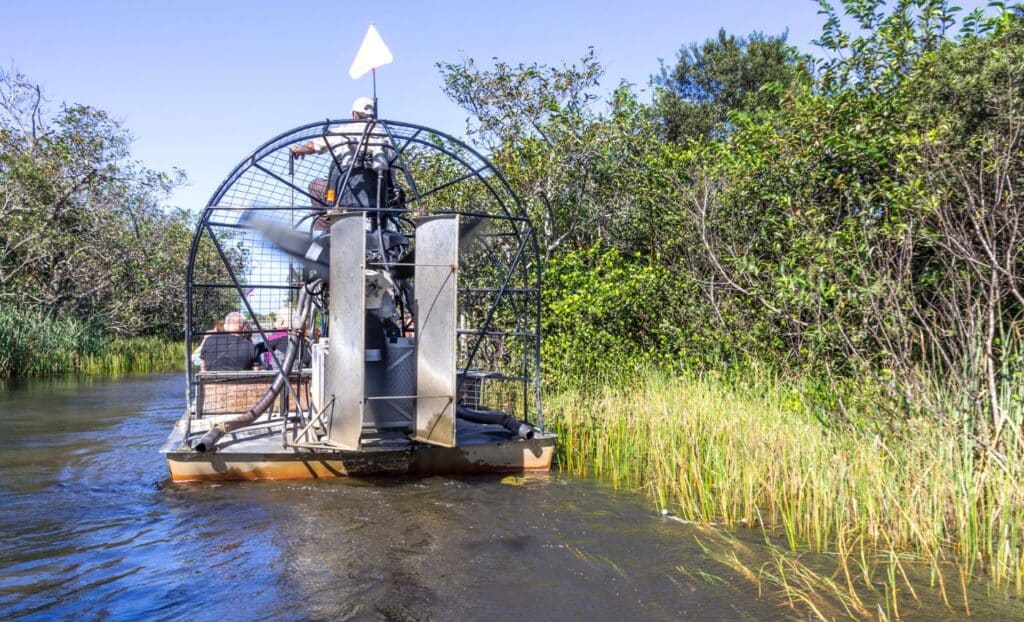 Airboats at The Everglades
