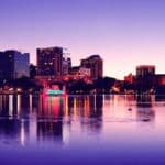 Qué hacer en Orlando en la noche atardecer eola park
