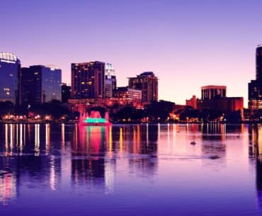 Qué hacer en Orlando en la noche atardecer eola park