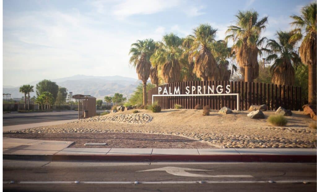 Palm Springs, bella para en California