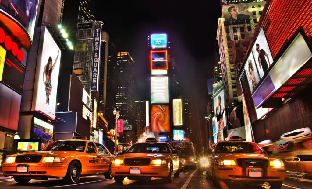 Time Square es uno de los mejores lugares para visitar en New York