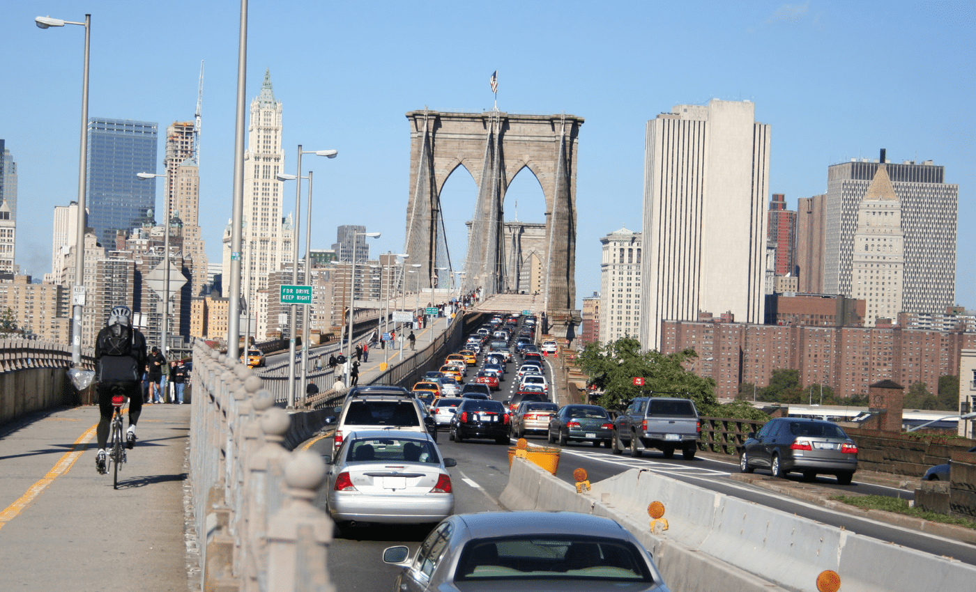 Número de carros en el Puente de New York