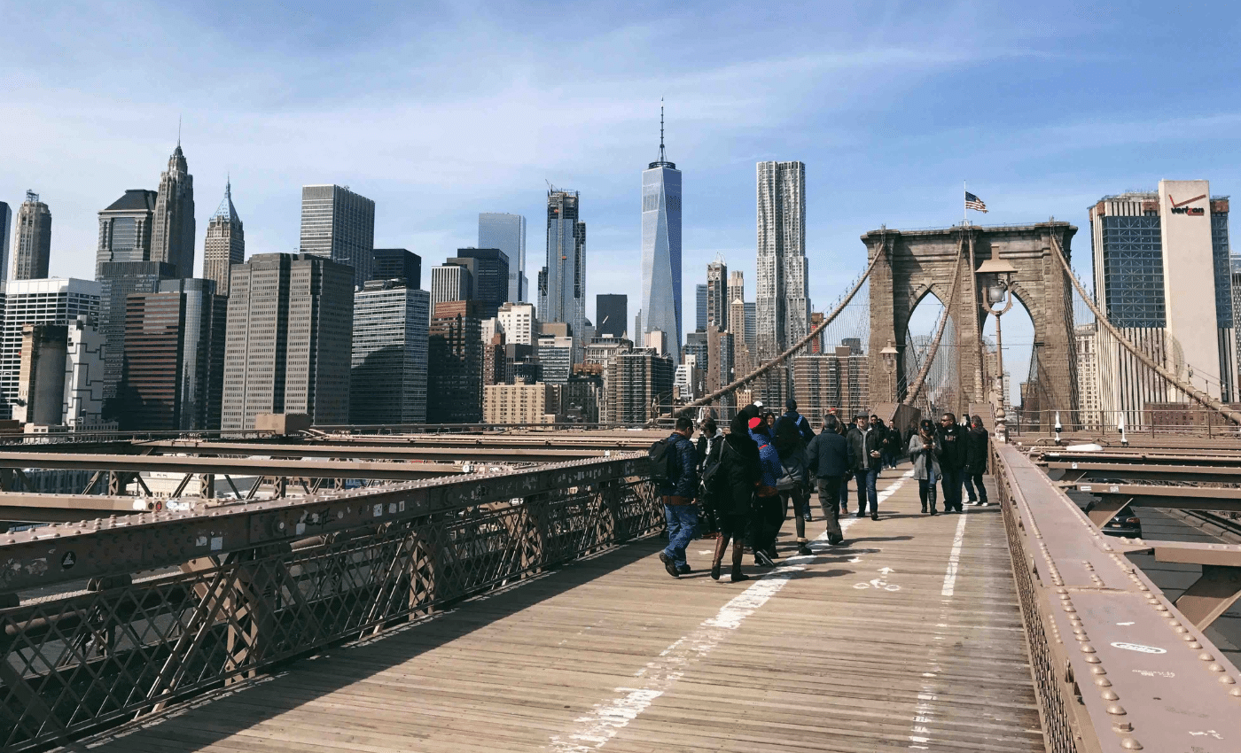 Puente icónico de Brooklyn, Nueva York