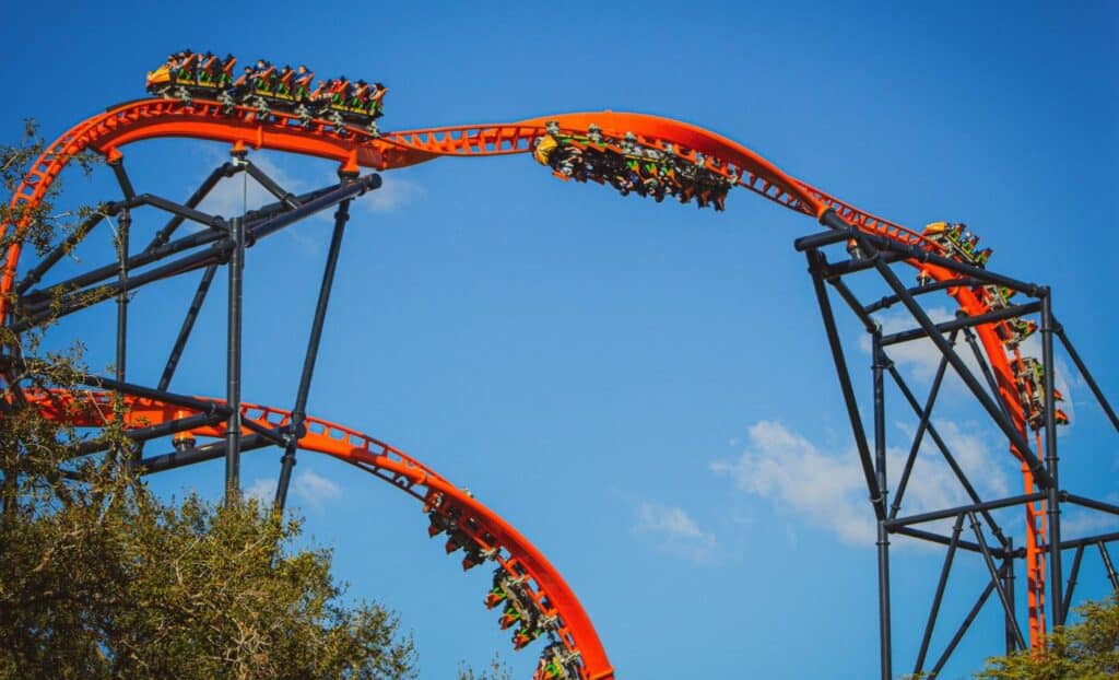 Tigris roller coaster Busch Gardens Tampa